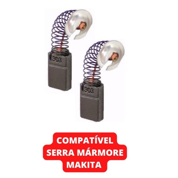 Escova de carvão CB303 Serra Mármore Makita 1 Par