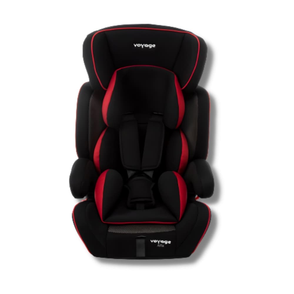 Cadeirinha para Auto Voyage Alfa Preta e Vermelha 9 a 36 Kg