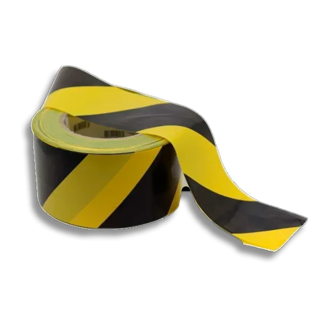 FITA ZEBRADA PARA DEMARCAÇÃO 70mm x 200m (Sem Adesivo)