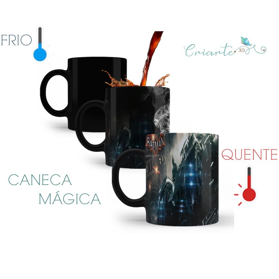 Caneca Porcelana Mágica Coleção Batman #05