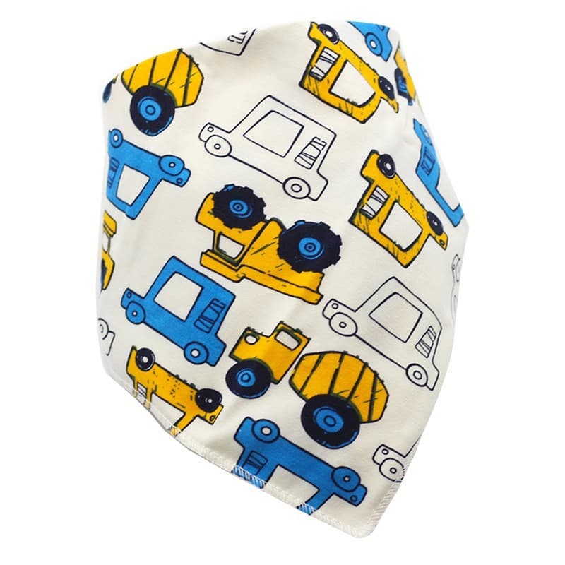 Babador triangular infantil algodão