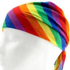 Bandana Arco Iris Lenco Festas e Eventos