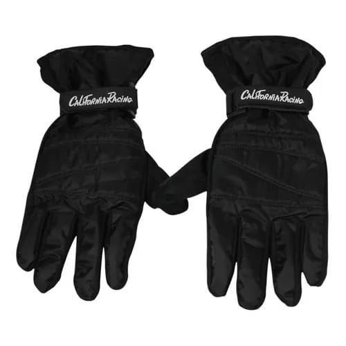 luva pilotagem moto motocicleta California Racing Preto impermeável motoboy motoqueiro