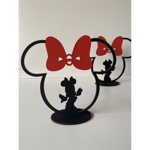 10 centro de mesa da minnie 17x15