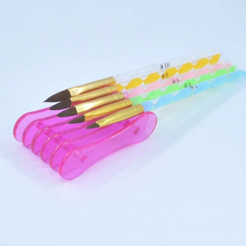 Porta Pincel Grade Para Unhas E Maquiagem Suporte De Pinceis