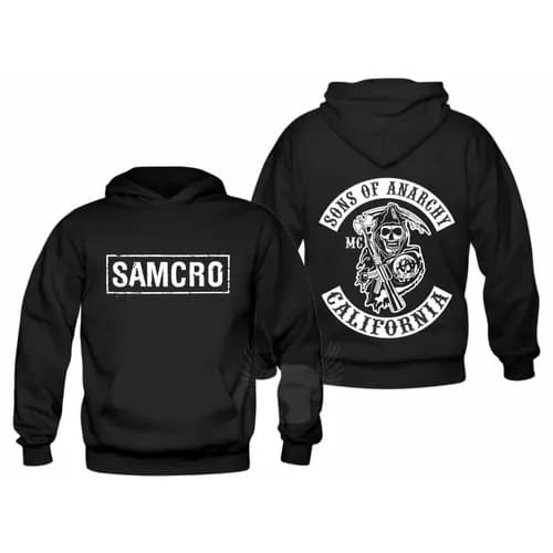 Canguru Moletom Samcro Sons Of Anarchy Blusa Agasalho