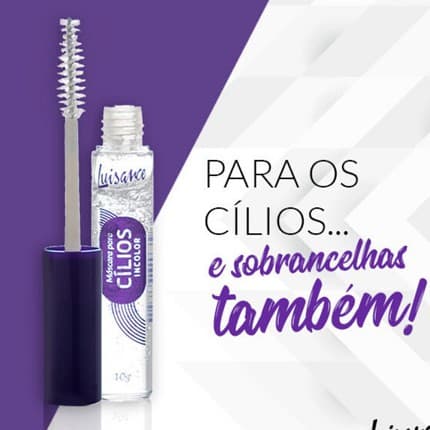 Máscara de Cílios Rímel Incolor Para Maquiagem Olhos e Sobrancelha Luisance