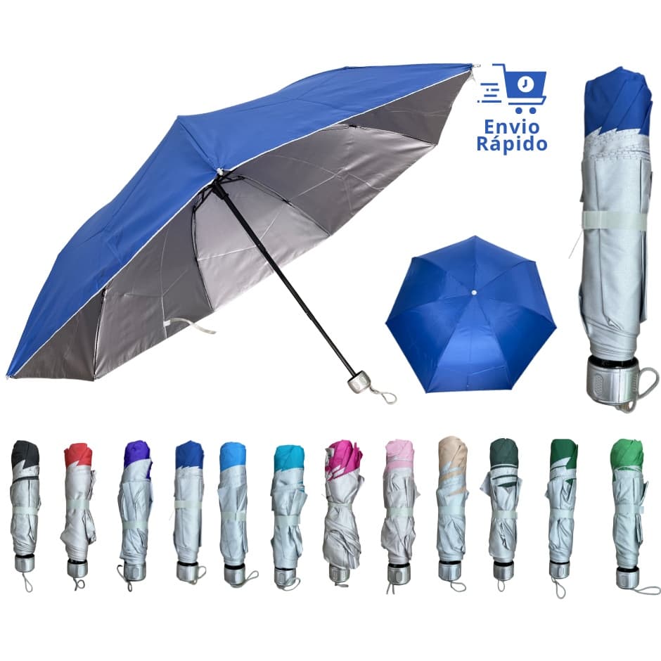 Guarda-Chuva SOMBRINHA Com Proteção Solar Uv | Contra Vento | Resistente | Portátil | De bolsa