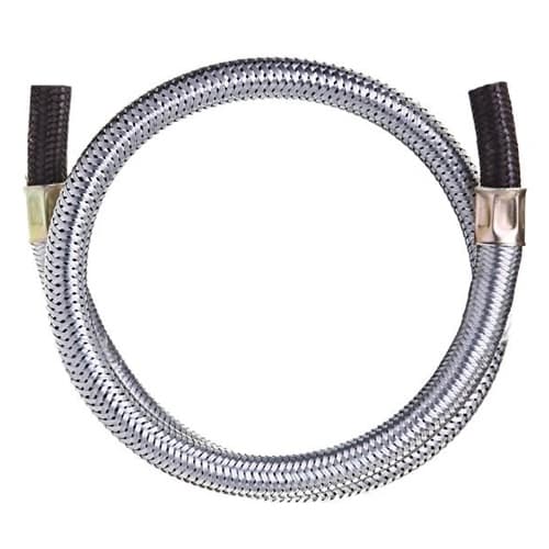 Mangueira Gás 4 metros Glp/gnp Flexível Metal Botijão De Cozinha