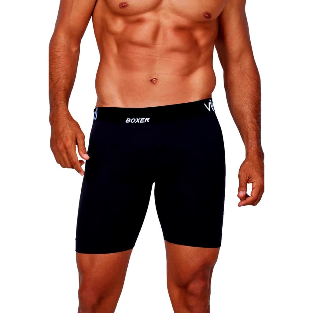cueca boxer adulto long leg ciclista microfibra