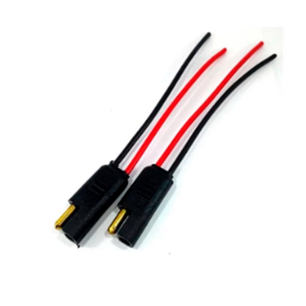 Kit 10 ou 5 Conector 2 Vias Reforçado C/ Fio 1,5 Mm Plug Para Caixa chicote
