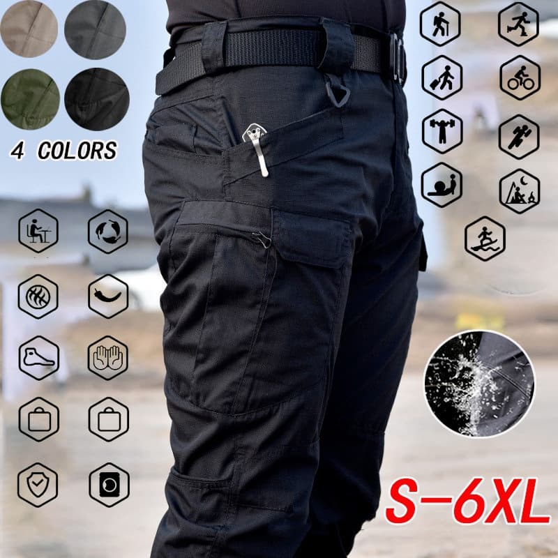 2022 Calça Tática Casual Masculina Àseca rápida e leve SWAT Multi-Bolsos Respirável/calças ao ar livre