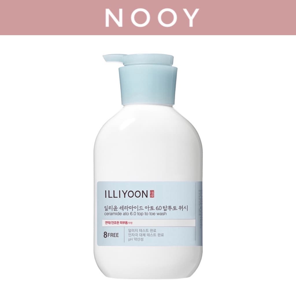 [Illiyoon] Ceramida Ato 6.0 Lavagem Da Cabeça Aos Pés 500ml 1000ml