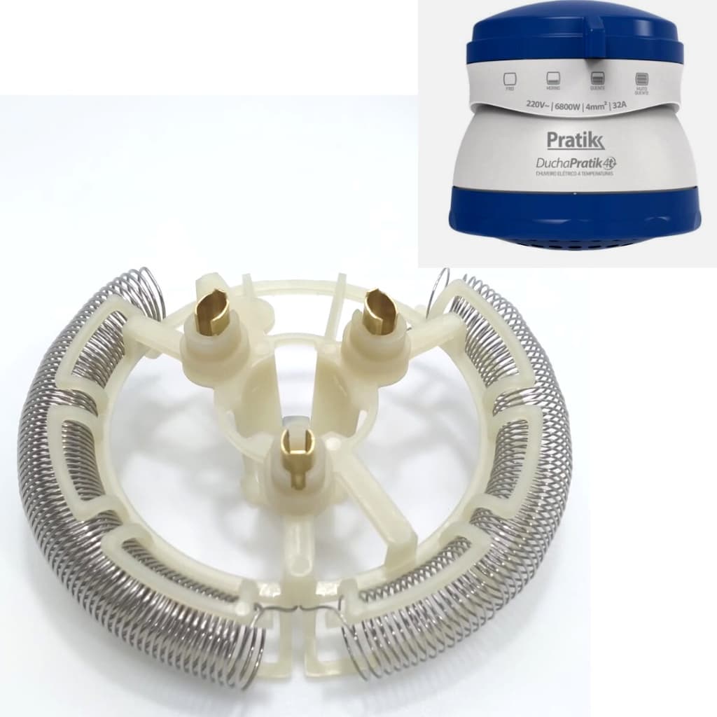 Resistência Chuveiro Pratik 4t 6800w 220v