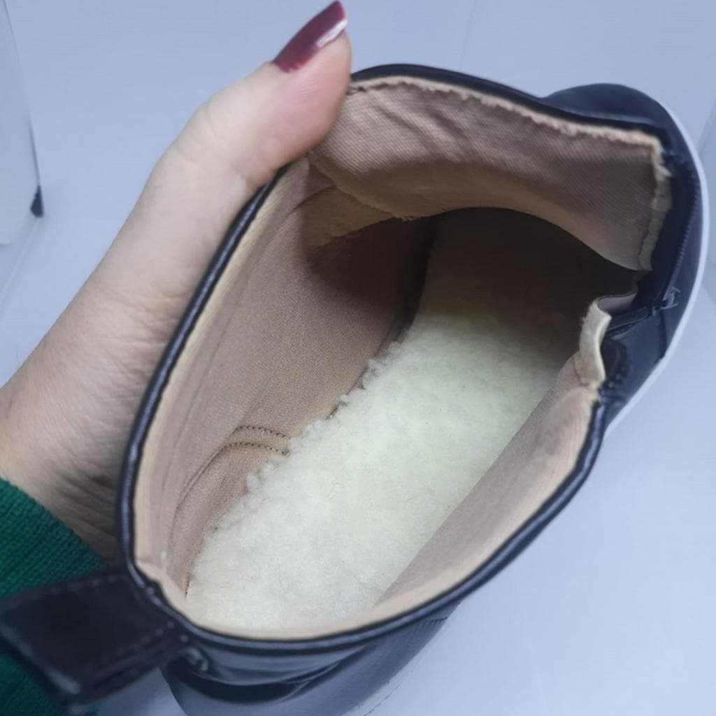 Palmilha de Lã Térmica Forrada Inverno Quente para Calçados Feminino Masculino e Infantil - Do 21 ao 44