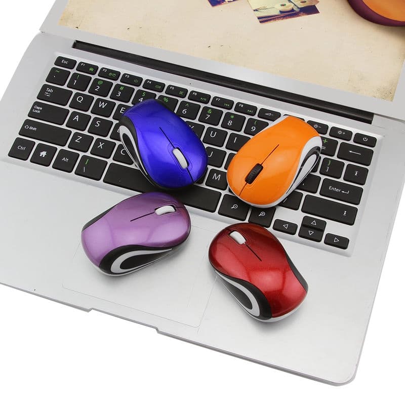 Mouse Sem Fio 1200DPI 2.4GHz USB Óptico Ergonômico Para Jogos PC , Computador , Laptop