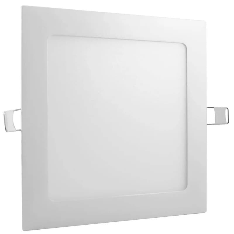 Painel Plafon Luz Quente 3000k LED Embutir 18W Quadrado 22x22cm Bivolt - PROMOÇÃO