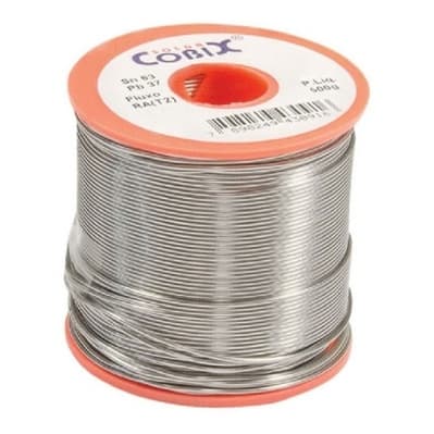 Carretel Solda Cobix 0.8 Mm Laranja Com Fluxo 500g