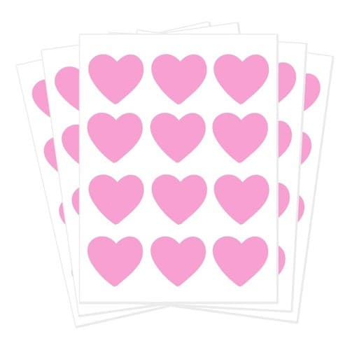 Adesivo Decorativo De Parede Coração 5cm 130 Unidades Quarto Infantil Romântico Decoração