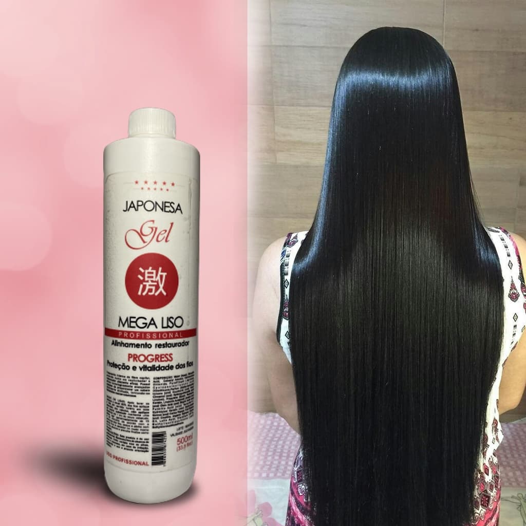 Progressiva Japonesa 500ml - Alisamento Perfeito - Lisos de dar inveja