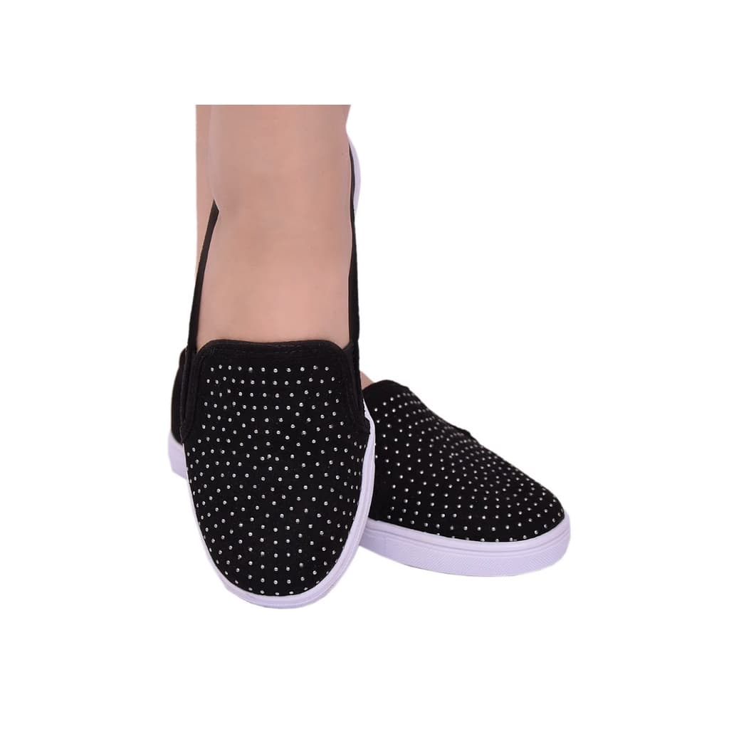 TÊNIS SAPATILHA SAPATENIS CASUAL SLIP ON FEMININO  CONFORTÁVEL REF 188