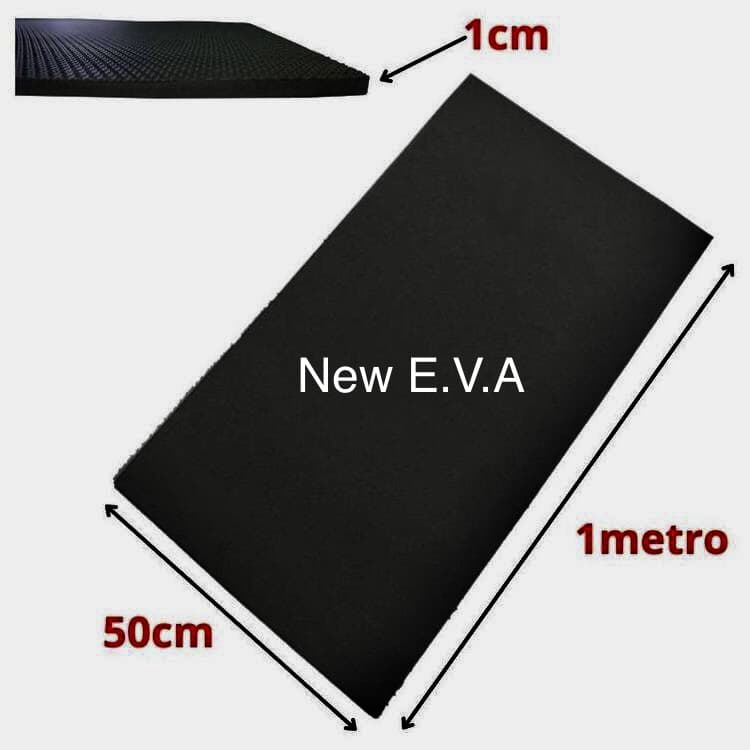 Tapete de Ioga EVA. - 100cm X 50cm X 10mm - Colchonete de EVA - Academia - Tatames - Pilates - Yoga.