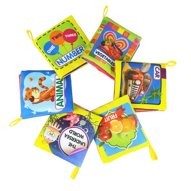 Livros Educativos De Pano Macio Para Bebês , Meninas , Treinamento Sensorial , Desenvolvimento De Inteligência , Brinque