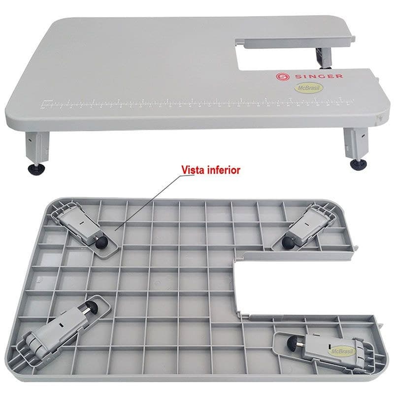 Mesa Extensora para Máquina de Costura Doméstica Singer Facilita Pro 4411, 4423, 4432