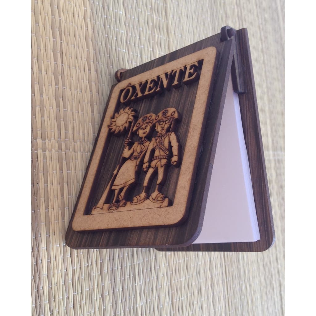 Bloco de Anotações CULTURA NORDESTINA 3D MDF