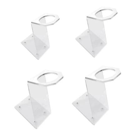 Suporte Acrílico Transparente Para Secador 4 Uindades