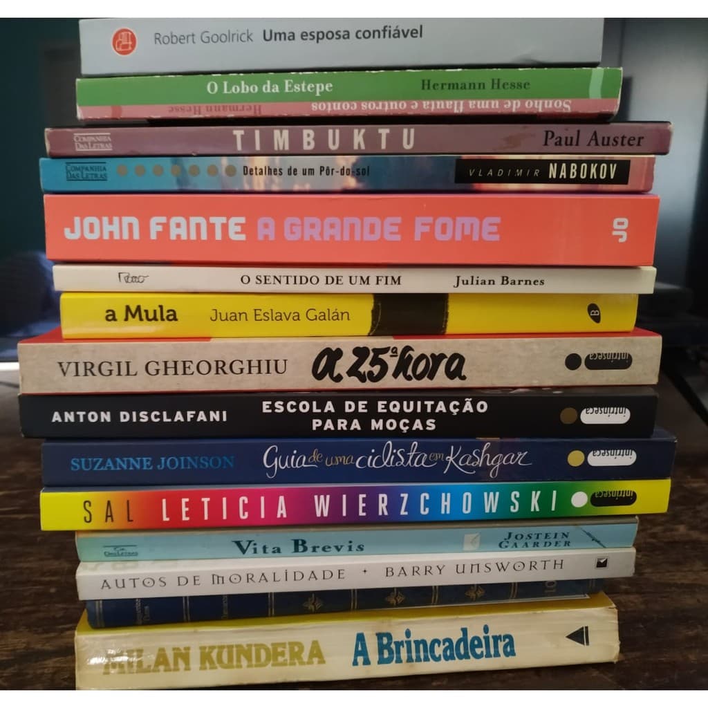 Saldo de Livros - Literatura Estrangeira - 5,00 a 18,00  cada -  Usados