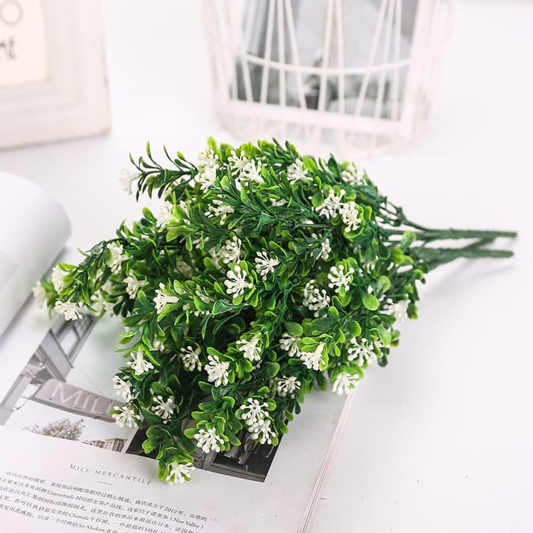 Plantas Gypsophila Artificial Floral Folhagem P/ Decoração Casamento, Arranjos, Decorar Festas e planta verde MT1112-2