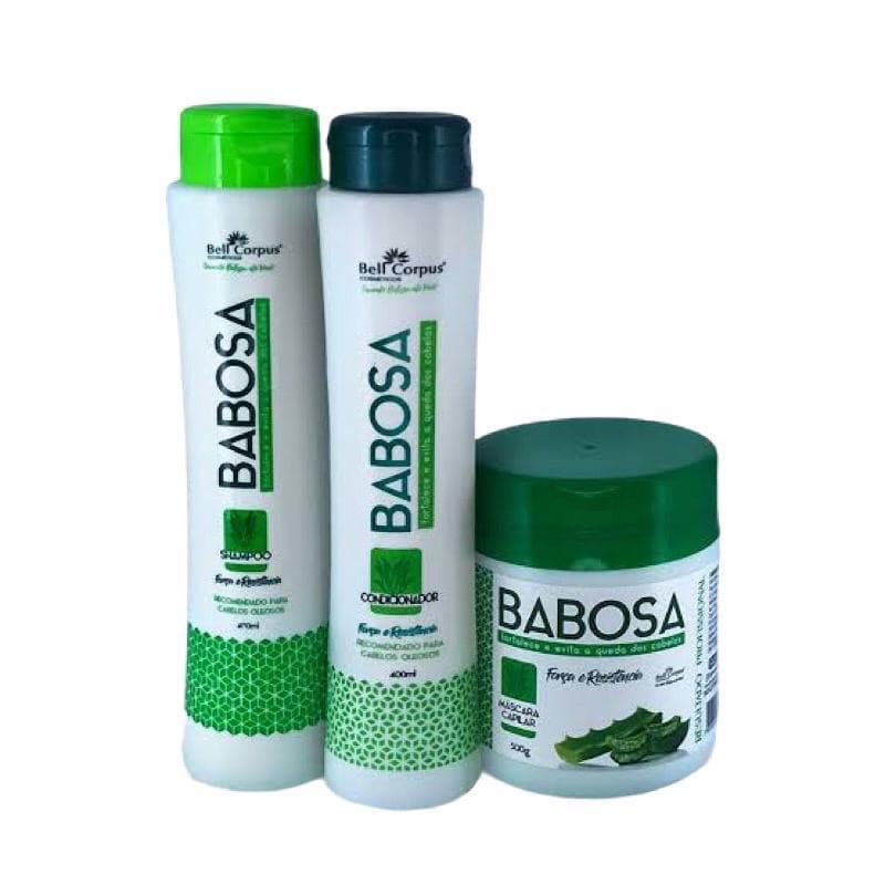 Kit Tratamento Capilar Babosa 3 peças Bell Corpus