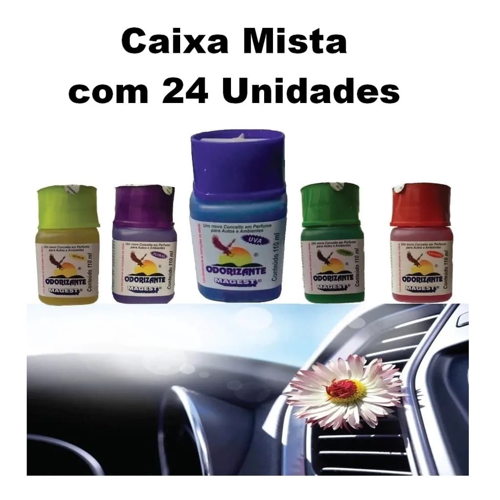 Odorizante Magest 110 Ml - Caixa Mista Com 24 Unidades