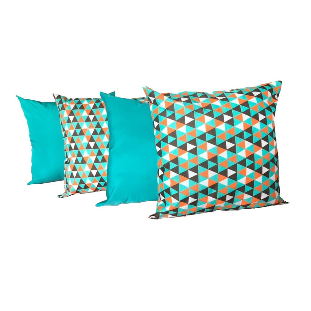 Almofadas Decorativas Lisas e Estampadas + Refil de Fibra Silicone 100%