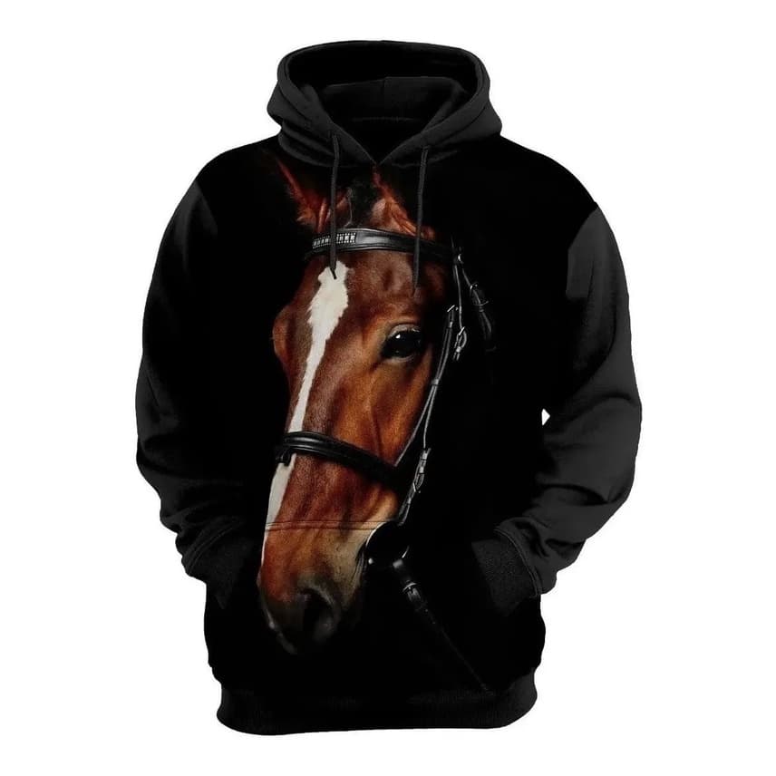 blusa de frio moletom plus size tamanhos grandes cavalos ful