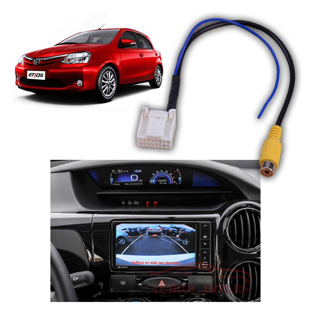 Adaptador Para Câmera De Ré Etios Multimídia Original 2015 A 2019