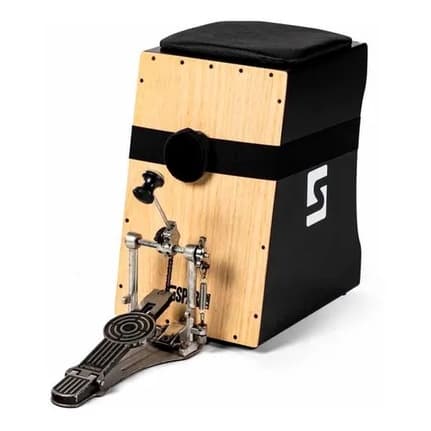 Cajon Natural ou Preto + Abafador Spark