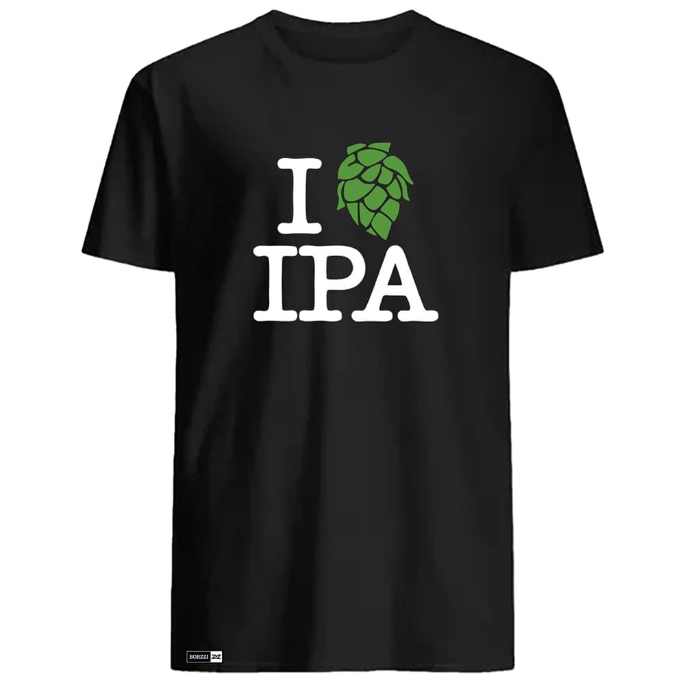 Camiseta Cerveja I Love Ipa Camisa 100% algodão