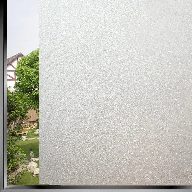 Adesivo Pelicula Jateado Cristal Fosco 45cm de largura para vidro, janela, vitrine, portas etc