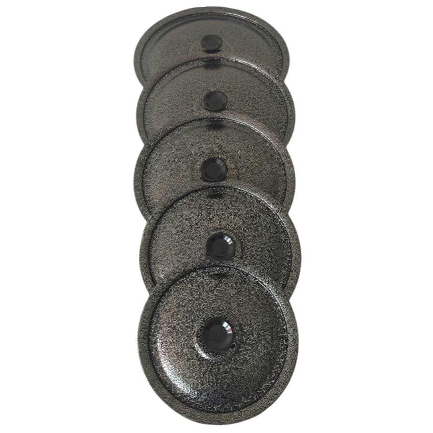Jogo de Tampa PRETAS Avulsa Alumínio Leve Craqueado Preto Caçarolas Frigideira 16 a 24 cm