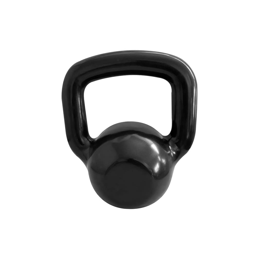 Kettlebell Emborrachado 16 KG Fundidos de Minas - Preto