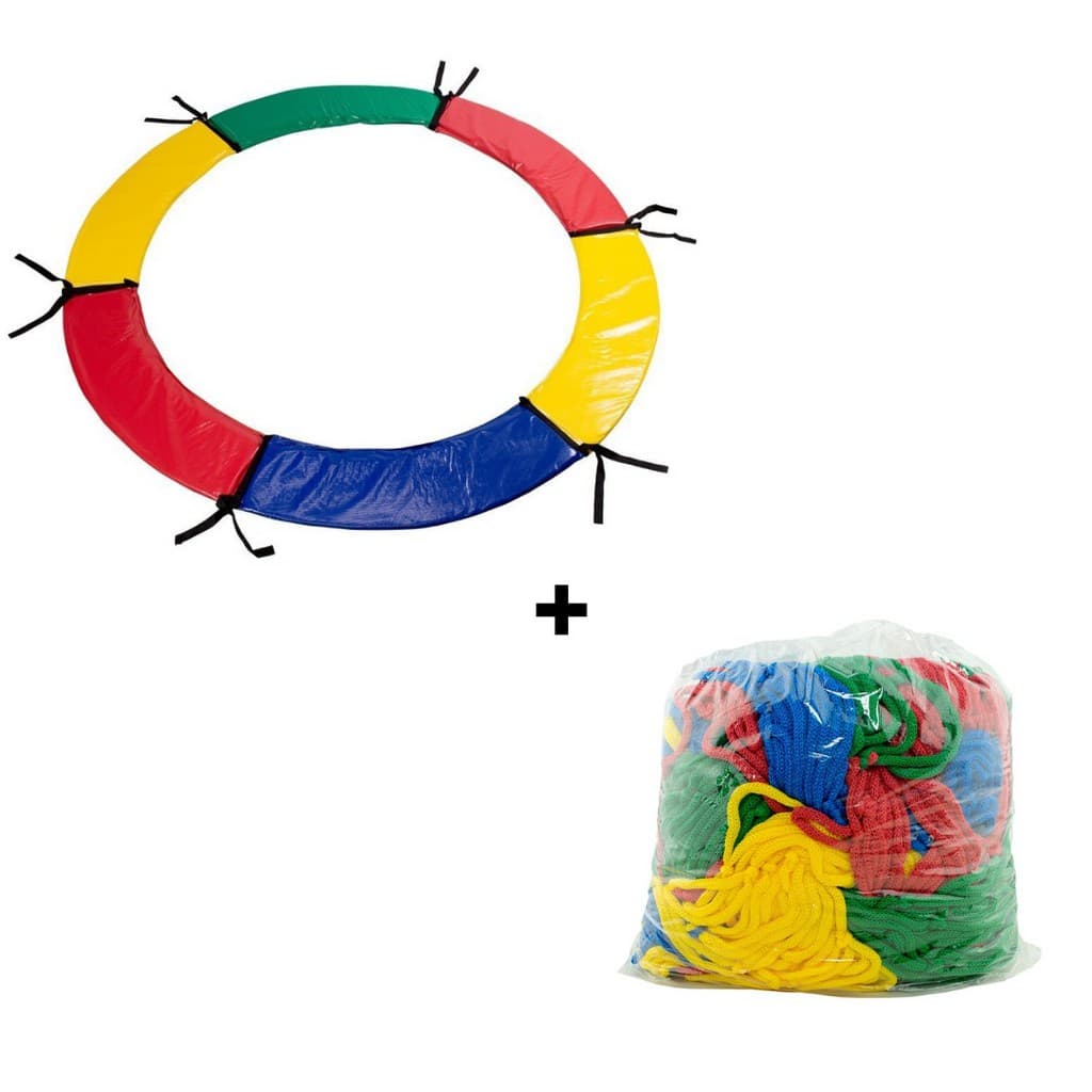 Kit Protetor de Molas + Rede de Proteção p/ Pula Pula 1,40 / 1,50 m