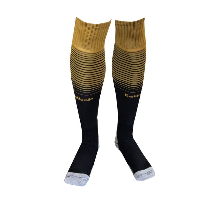 Meião Futebol Batbola Profissional Degrade Preto /Dourado