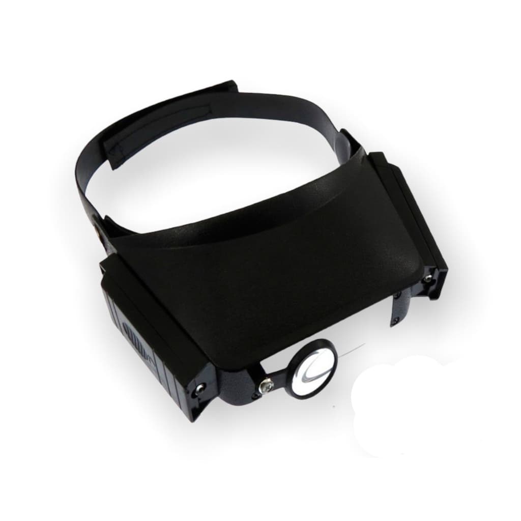 Lupa de cabeça 3 lentes aumento iluminação para profissionais manicure ou joalheiros RF