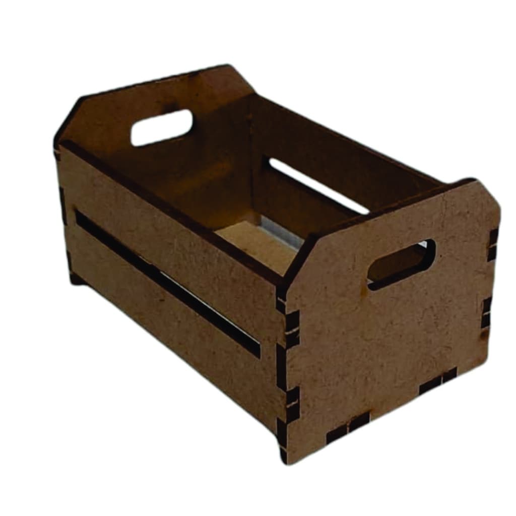 Kit 35 mini caixotes caixas de feira mdf lembrançinhas 12x7,5x6,5