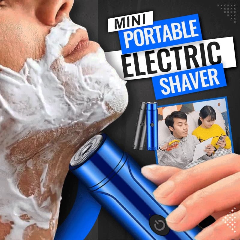 J&M Mini Barbeador Elétrico Portátil Para Homens De Carro De Viagem Recarregável
