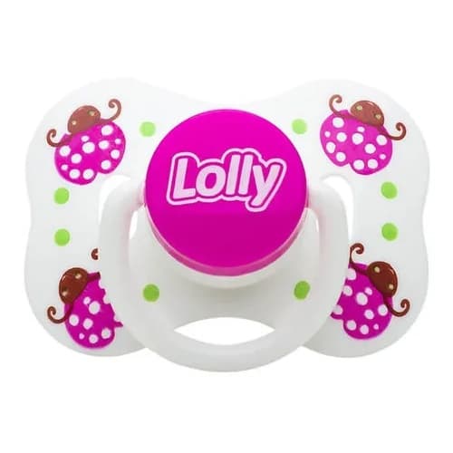 Chupeta Lolly Zoo Bico Ortodôntico Tamanho 2 (+6 Meses) Cor Rosa