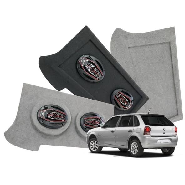 Tampao Traseiro Gol G4 2006 A 2010 Bagagito Com Cordinhas