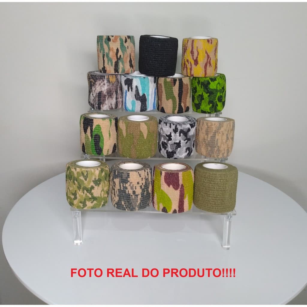 02 Unidades - Fita Camuflagem - Paintball - Airsoft - Camuflagem - Vários Modelos